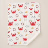Crab met Lifebuoy Sherpa Deken (Voorkant)