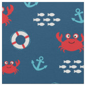 Crab met Lifebuoy Stof (Close Up)