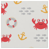 Crab met Lifebuoy Stof (Close Up)