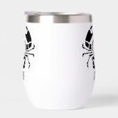 Crab Monogram in een Black Stencil Style (Rechts)