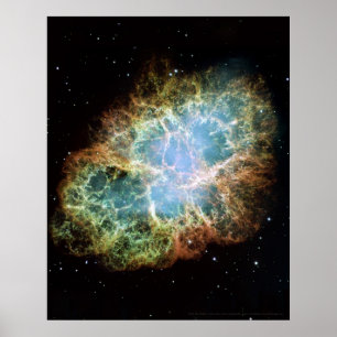 Crab Nebula 16 x 20 (12 x 18) Poster