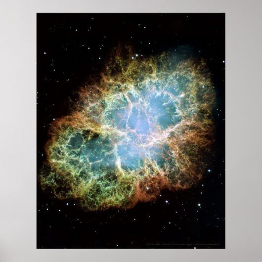 Crab Nebula 16 x 20 (12 x 18) Poster (Voorkant)