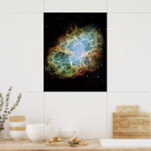 Crab Nebula 16 x 20 (12 x 18) Poster (Keuken)