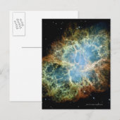 Crab Nebula 4 Briefkaart (Voorkant / Achterkant)