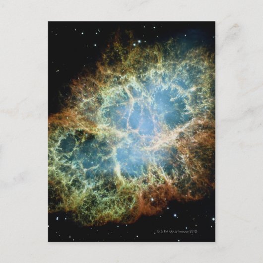 Crab Nebula 4 Briefkaart (Voorkant)