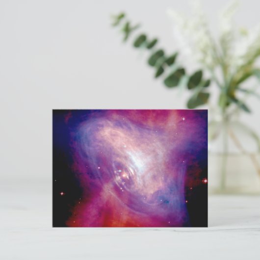 Crab Nebula Briefkaart (Staand voorkant)