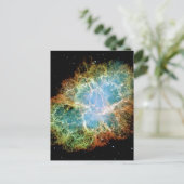 Crab Nebula Briefkaart (Staand voorkant)