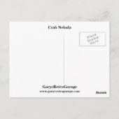 Crab Nebula Briefkaart (Achterkant)