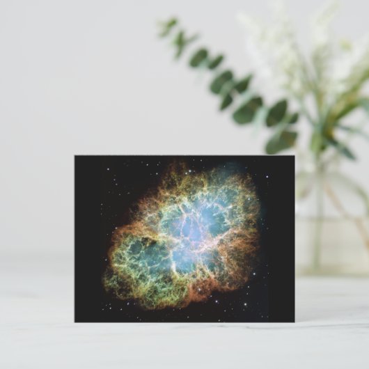 Crab Nebula Briefkaart (Staand voorkant)