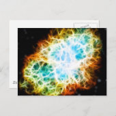 Crab Nebula Briefkaart (Voorkant / Achterkant)