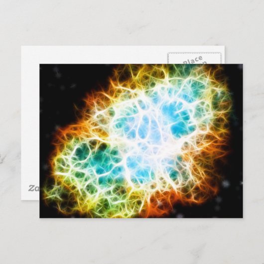 Crab Nebula Briefkaart (Voorkant / Achterkant)