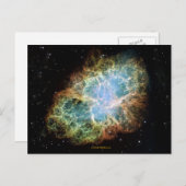 Crab Nebula Briefkaart (Voorkant / Achterkant)