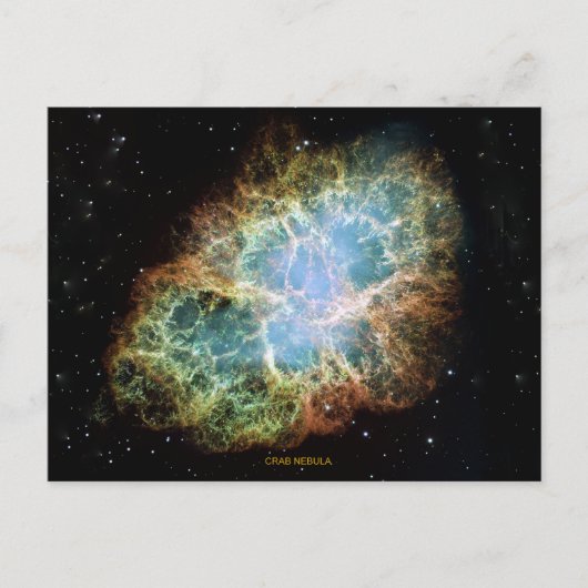Crab Nebula Briefkaart (Voorkant)