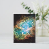 Crab Nebula Briefkaart (Staand voorkant)