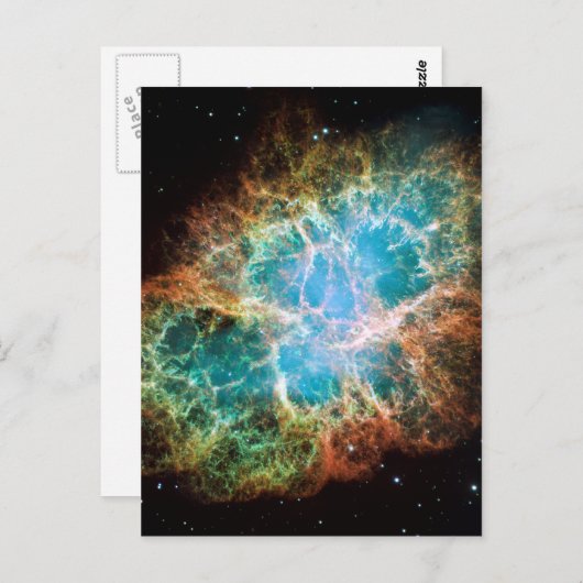 Crab Nebula Briefkaart (Voorkant / Achterkant)