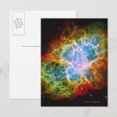 Crab Nebula Briefkaart (Voorkant / Achterkant)