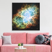 Crab Nebula Canvas Afdruk (Insitu (Woonkamer))