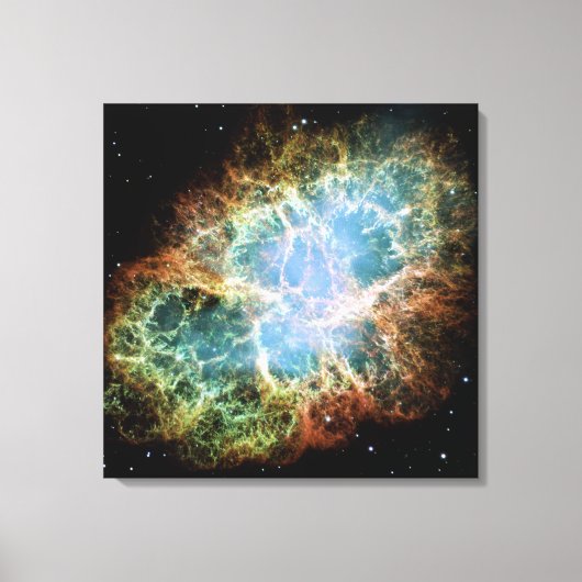 Crab Nebula Canvas Afdruk (Voorkant)