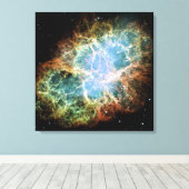 Crab Nebula Canvas Afdruk (Insitu (Houten vloer))