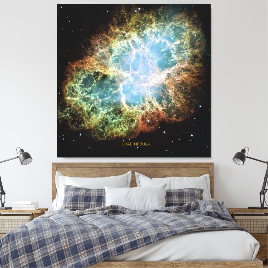 Crab Nebula Canvas Afdruk (Insitu (Slaapkamer))