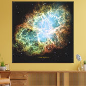 Crab Nebula Canvas Afdruk (Insitu (Woonkamer))