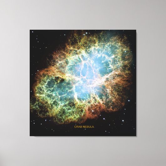 Crab Nebula Canvas Afdruk (Voorkant)