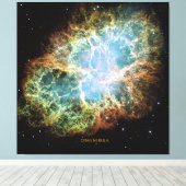 Crab Nebula Canvas Afdruk (Insitu (Houten vloer))