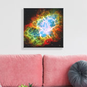 Crab Nebula Canvas Afdruk (Insitu (Woonkamer))