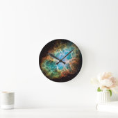 Crab Nebula Clock Ronde Klok (Huis)