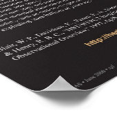 Crab Nebula en zijn Geschiedenis Hubble Telescope Poster (Hoek)