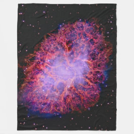 Crab Nebula Fleece Deken