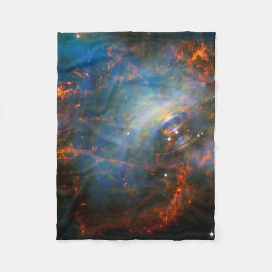 Crab Nebula Fleece Deken (Voorkant)