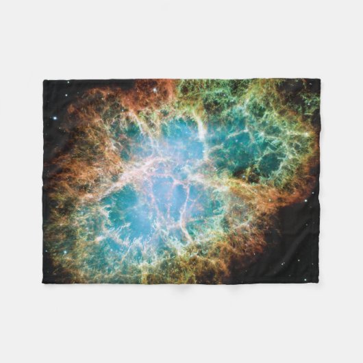 Crab Nebula Fleece Deken (Voorkant (Horizontaal))