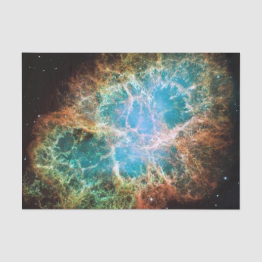 Crab Nebula Galaxy Buitenspatie Weefpapier Tissuepapier (Voorkant)