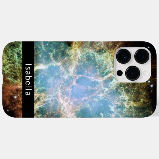 Crab Nebula Galaxy Jouw naam Case-Mate iPhone Case (Achterkant (horizontaal))