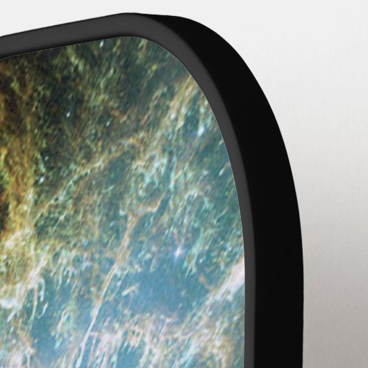 Crab Nebula Galaxy of Stars Jouw naam Pickleball Paddle (Links Detail)