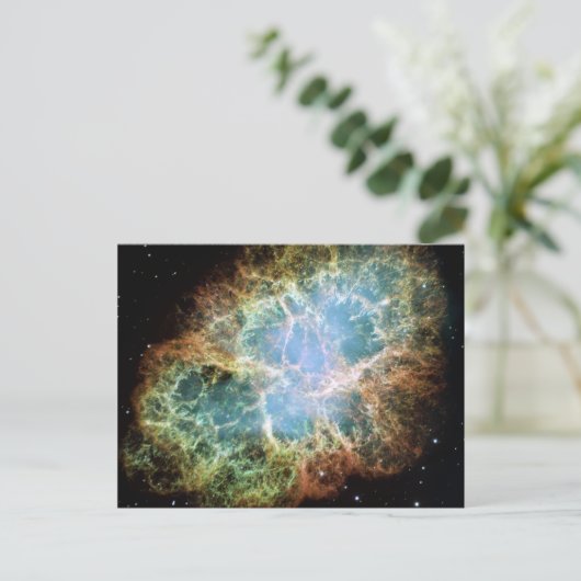 Crab Nebula - Hubble Telescope Briefkaart (Staand voorkant)