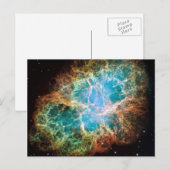 Crab Nebula - Hubble Telescope Briefkaart (Voorkant / Achterkant)