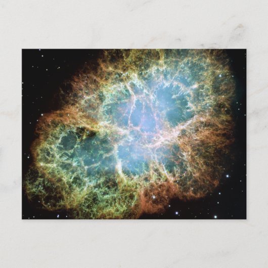 Crab Nebula - Hubble Telescope Briefkaart (Voorkant)