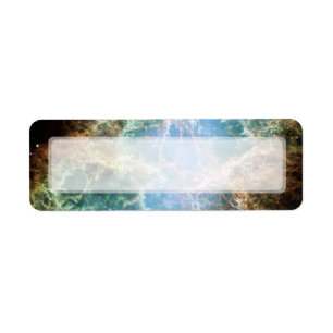 Crab Nebula - Hubble Telescope Etiket