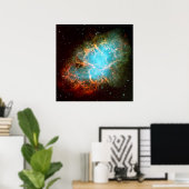 Crab Nebula in Taurus afbeelding Poster (Thuiskantoor)