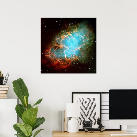 Crab Nebula in Taurus afbeelding Poster (Thuiskantoor)