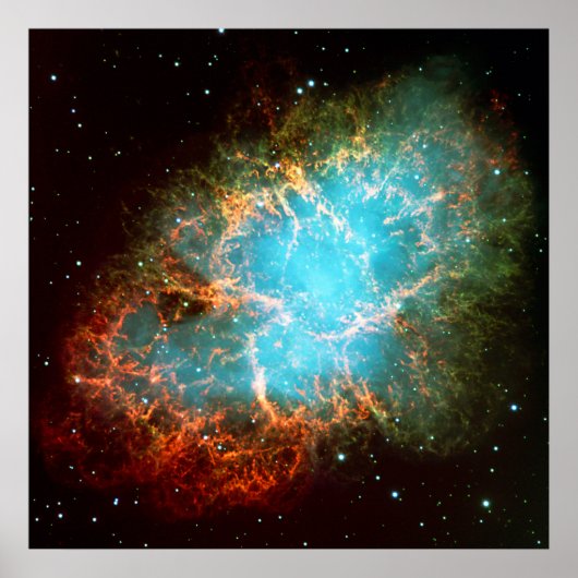 Crab Nebula in Taurus afbeelding Poster (Voorkant)