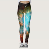 Crab Nebula in Taurus buitenruimte Leggings (Voorkant)
