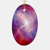 Crab Nebula Keramisch Ornament (Links)