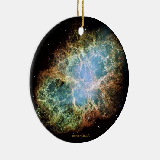 Crab Nebula Keramisch Ornament (Rechts)
