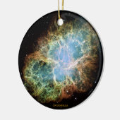 Crab Nebula Keramisch Ornament (Links)