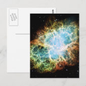 Crab Nebula M1 NGC 1952 Taurus A Briefkaart (Voorkant / Achterkant)