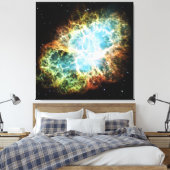 Crab Nebula M1 NGC 1952 Taurus A Canvas Afdruk (Insitu (Slaapkamer))