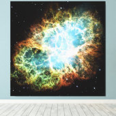 Crab Nebula M1 NGC 1952 Taurus A Canvas Afdruk (Insitu (Houten vloer))